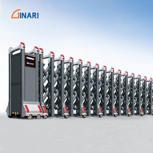 Công Nghiệp Điện Có Thể Thu Vào Cử<span class=keywords><strong>a</strong></span> Đôi Cổng Cho Ngôi Nhà Vườn Ngoài Trời Rèn Sắt & Nhôm Thiết Kế - Product Image 2