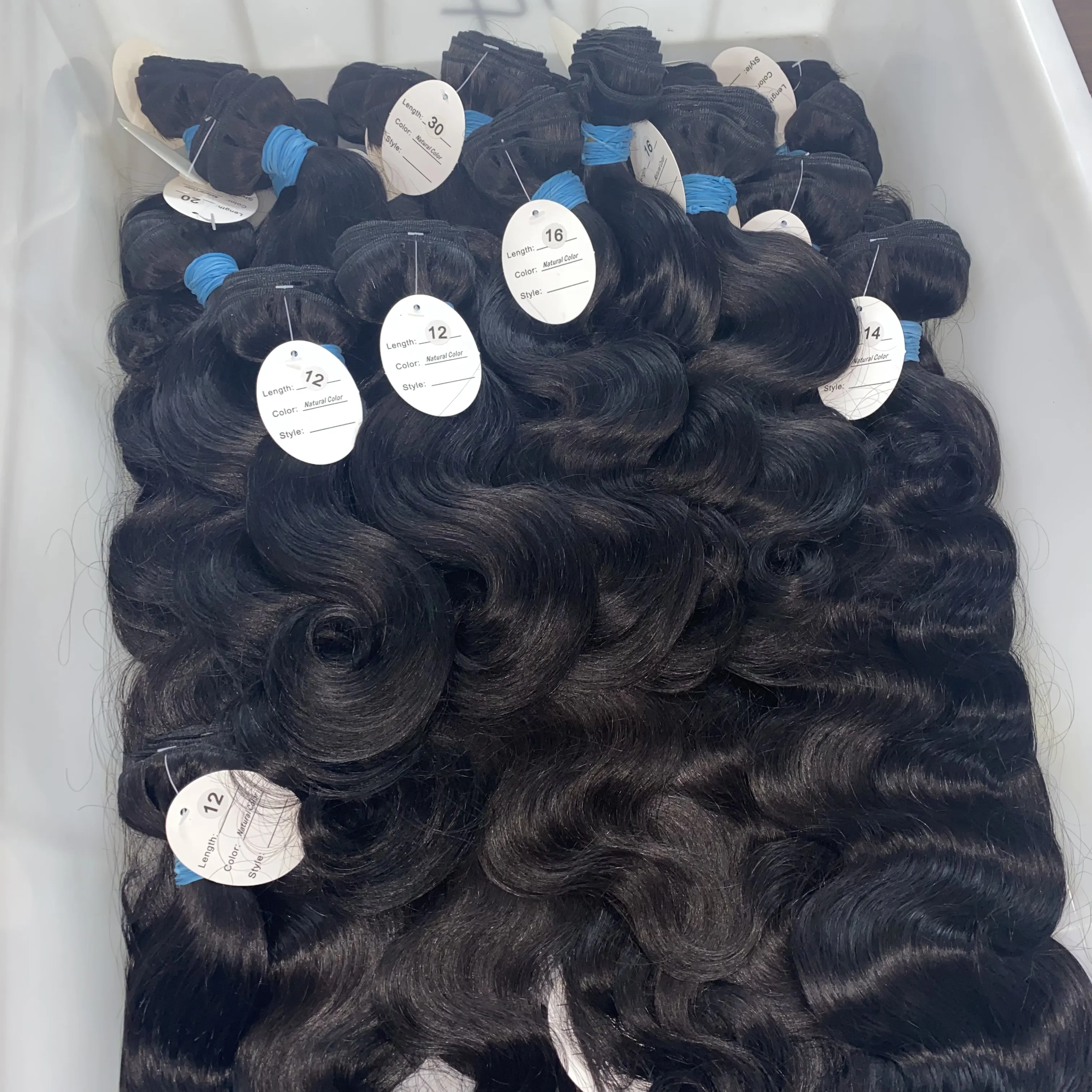 Hot Sell Remy Hair Extensions Inslag 100% Menselijk Haar Bundels Maagdelijke Dubbele Inslag Menselijk Haar Pruiken