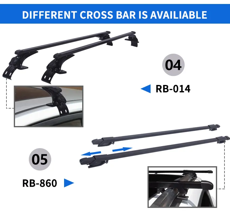 car luggage rack buckle pick up truck bike rack cross bar roof carrier aluminium profile roof rack for car