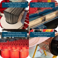 Autotransformador Trifásico de Alta Tensión Tipo Seco 200KVA 315KVA 400KVA 11KV/22KV/69KV 50/60Hz 3 Bobinados Potencia Personalizada para Interiores