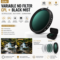 Filtre ND Variable OEM d'usine, CPL, Black Mist, Diffusion Douce, Verre Optique HD Multi-couches avec Revêtement Nano Anti-rayures pour Appareil Photo