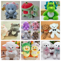 Mainan Boneka Plush Mini Ukuran Kecil Lucu Grosir untuk Mesin Cakar, Mainan Boneka Hewan Isi Bulu untuk Mesin Cakar, Grosir