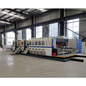 HUAYU China Fornecimento Ondulado Vacuum Carton Box Printing Machine Linha de Produção Usado para Carton Printing