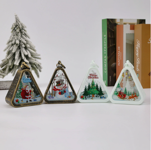 <b>Christmas</b> <b>decorations</b> vintage night light glowing gift window desktop ornaments setup props atmosphere lantern - Product Image 4