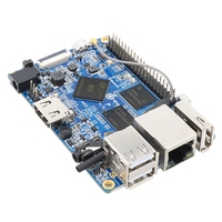 Stock Orange Pi PC Plus RAM 1G avec 8 Go de mémoire flash eMMC avec boîtier de protection, cartes de développement, kit Orange Pi, programmeurs