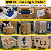 Batería de Iones de Litio Prismática QSO DDP Eu Stock 280Ah Lipo4 Solar 3.2V 100Ah 200Ah 300Ah 320Ah Lf280K V3 MB31 314Ah Celda Lifepo4
