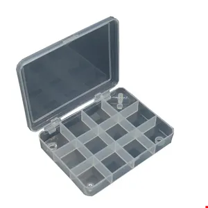 Heißer verkauf produkte Kleine größe Multifunktionale Transparente Kunststoff Lagerung Box für Angelgerät