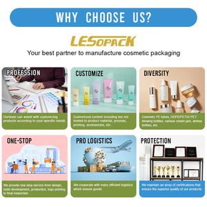 En stock – Cosmétiques de soin 50g : Nettoyant visage, Crème pour les mains, Tube PE blanc laiteux, Flacon souple rechargeable, Matériaux d'emballage - Product Image 6