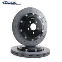 Disco de Freno de Cerámica y Fibra de Carbono con Tecnología Resistente al Calor de 380, 400 y 410 mm, Apto para Pistones de 4, 6, 8 y 10 Pistones para Cadillac, Chevy y Buick