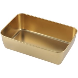 Plateau de service en acier inoxydable 304 doré pour usage commercial, présentoir alimentaire - Product Image 3