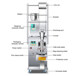 Máquina Automática Comercial para Llenado de Polvo, Equipo de Empaquetado de Polvo de Acero Inoxidable - Product Image 5