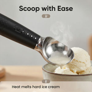 Rechargeable Ice Cream Scoop <b>USB</b> <b>Heated</b> Scoop with 3 <b>Heat</b> Levels Kitchen Gadget - Product Image 2