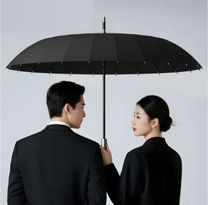 Custom Logo Business High Quality <b>Large</b> Size Men's Business Retro Thickened Solid Wind and Rain Double Person <b>Umbrella</b> - Product Image 5