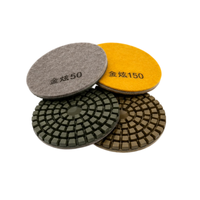 Disque de polissage diamanté JX-6 de 4 pouces, épaisseur 6 mm, grain 30-3000, super tranchant, à liaison résineuse, pour équipement de polissage de sols durs en émeri