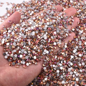 Strass en verre à dos plat non thermocollants Oleeya, emballage personnalisé en vrac, 14400 pièces pour décorations de gobelets - Product Image 3
