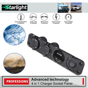 4-in-1 לוח כוח ימי 12v 4.2a מטען מתח קל הוביל מתג רוקר עבור הסירה רכב Rv - Product Image 6