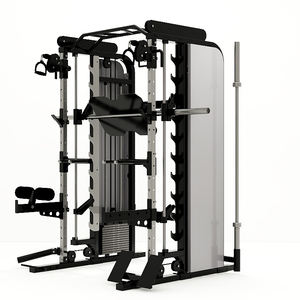 Matériel de fitness professionnel à prix compétitif : Appareil multifonctionnel pour entraînement complet du corps et demi-rack à squats - Product Image 6