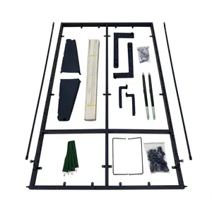 Doppel wandbett Königin horizontal Platzsparende Möbel Klappbett-Kits Murphy Hidden Bed Mechanismus