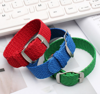 Bracelet de montre tissé de haute qualité ventes directes d'usine 18mm 20mm 22mm Bracelet de montre Perlon