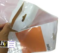 Vente en gros, impression transparente de petite taille, plastique perforé, sachet sur rouleau pour machine à emballer automatique,
