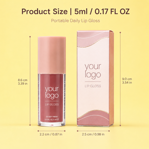 Huile à lèvres 2 en 1, texture légère et hydratante, fini brillant, confort doux toute la journée, maquillage des lèvres essentiel pour un usage quotidien - Product Image 6