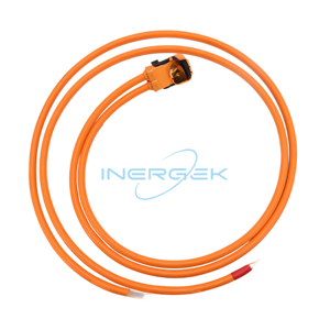 カスタムEV高電圧配線ハーネス（オレンジ色のHVケーブルと2ピンHVコネクタ付き）新エネルギー車用 - Product Image 1