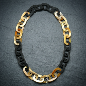 Collar de Cuerno de Búfalo Natural 2026, Cadena de Eslabones Unisex, Joyería de Regalo Ecológica, Fabricación en Vietnam, para Aniversario - Product Image 2