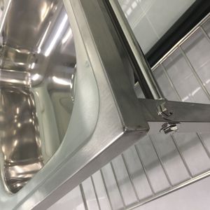 Nhà hàng thương mại bồn rửa rác xử lý miễn phí-đứng Bồn Rửa Nhà Bếp đôi Bát hiện đại bồn rửa nhà bếp thép không gỉ 5 năm - Product Image 3