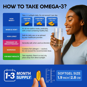 Capsules d'huile de poisson Oméga 3 EPA DHA OEM/ODM pour la santé cardiaque et cérébrale des hommes - Product Image 5