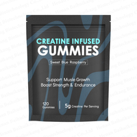 Gommes de bonbon molle monohydrate de créatine OEM Gommes de sport pré-entraînement Croissance musculaire Max Stregth Créatine Electrolyte Gummies