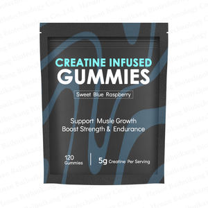 Oem Creatina Monohidrato Suave Caramelo Gomitas Deporte Pre Entrenamiento Crecimiento Muscular <span class=keywords><strong>Max</strong></span> Stregth Creatina Electrolito Gomitas - Product Image 1