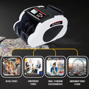 Máquina Contadora de Dinero H-301 UV IR MG, la Más Vendida, para Contar Billetes de <span class=keywords><strong>USD</strong></span> y EURO, Velocidad de 1000 Piezas, Contadora de Monedas - Product Image 5