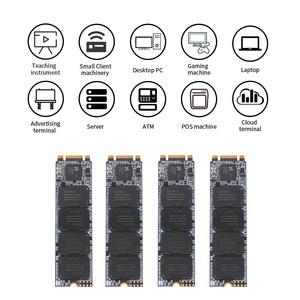 Dispositif de stockage de données nouvelle génération M2 NGFF 2280, capacités de 128 Go à 2 To, vitesse de 480 Mo/s, boîtier métallique interne, port d'extension SATA - Product Image 1