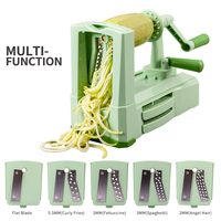 Smile Mom B435-A Multifunctionele Groentespiralizer Veilige Snijder Ecologisch RVS LFGB Gecertificeerd Aangepaste Kleur