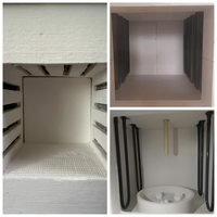 Horno de Mufla de Venta Caliente 1200C 1400C 1700C para Sinterización Dental con Programa y Caja de Control PID, Horno de Cerámica