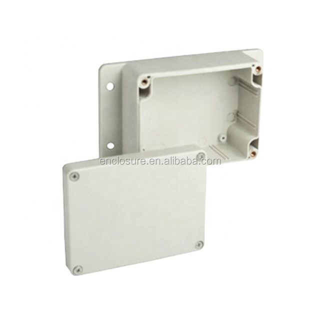 IP65 Plastic Watertight Electrical Enclosure Junction Box with Flanges 115x90x55mm