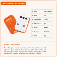 Kit éducatif STEM QMY S16 AI Machine Learning ESP32, blocs intelligents programmables, robot jouet, module de feux de circulation, commande vocale pour enfants