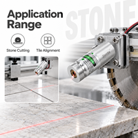 Module laser d'alignement de roues ZhonNa, boîtier métallique, diode filaire, positionnement industriel, pièces d'équipement laser pour machines-outils OEM