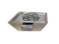 Unique Style Square Outdoor Kupfer Feuerstellen Kupfer beschichtung Feuerschale für Schwimmbad