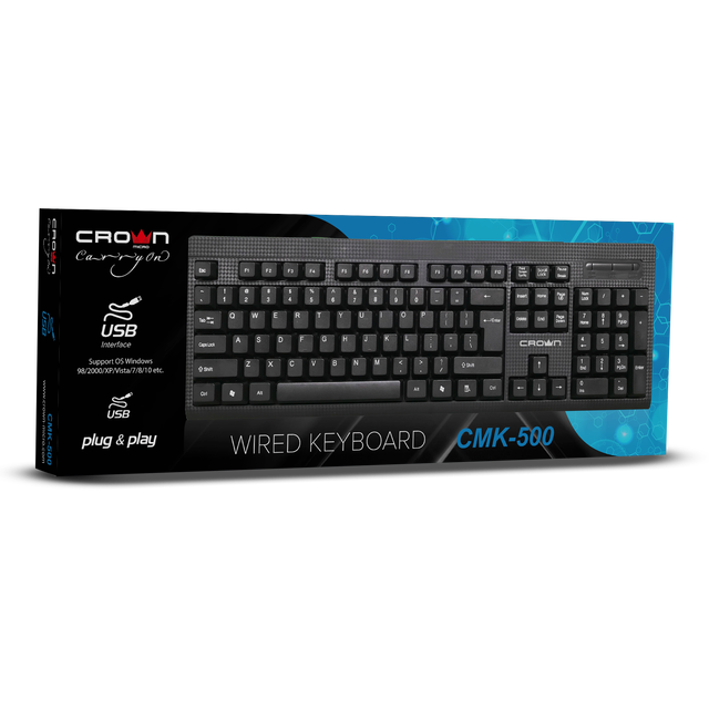 Multimedia Keyboard Wholesale Factory Cheap Laptop Keyboard for Office USB Wired Keyboards with Spanish Layout