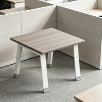 Table basse carrée 60CMX60CM, petit bureau de négociation, design minimaliste