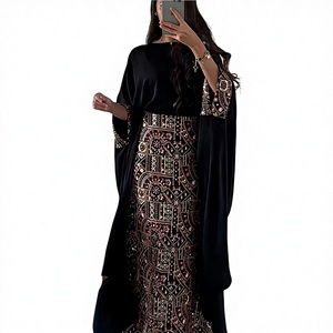 Nuovi Eleganti Turbanti in Lana Ricamati con Motivi Etnici del Medio Oriente <span class=keywords><strong>Arabo</strong></span> 2026, Stile Raffinato per Donna, Autunno - Product Image 1