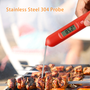 Termometro Digitale per Carne a Lettura Istantanea con Funzione di Calibrazione e Sonda Pieghevole per Cucina e <span class=keywords><strong>Barbecue</strong></span> - Product Image 6