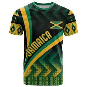 Wholesale in Bulk Child T Shirt Jamaica Flag Lion Brand Designer Boys Girls Sports Short Sleeve Tops Print On Demand Kids Tee