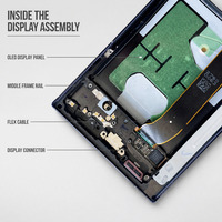 Écran d'assemblage pour Samsung Note20 Ultra N985 N986, écran OLED incurvé 6,9 pouces 5G LCD tactile de remplacement, garantie 1 an