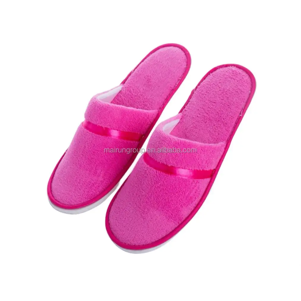 Antislip Bontschoenen Kunnen Worden Ontworpen Met Gepersonaliseerde Logo Hotel Bruiloft Bruidsmeisje Vrouwen Slippers