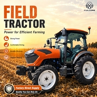 Nouveau modèle de tracteur agricole FULCORE à sortie hydraulique unique, stable en exploitation sur le terrain, pour le transport agricole