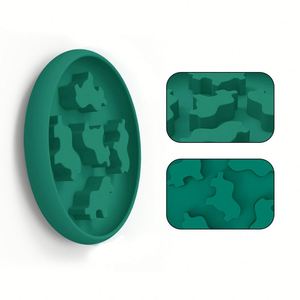 Plato de Silicona de Grado Alimenticio Libre de BPA para Mascotas, Plato de Alimentación Lenta para Perros y Gatos, Plato de Lamer con Diseño de Rompecabezas, Accesorios para la Alimentación de Mascotas - Product Image 2