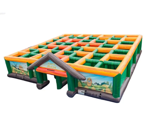 Commercial Grade Black <b>Inflatable</b> Halloween Maze Game <b>Inflatable</b> Haunted <b>House</b> Maze for Party - Product Image 6