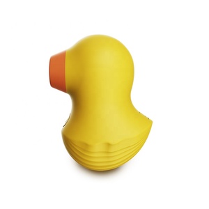Stimolatore Clitorideo a Forma di Anatra Gialla Carina Succhiatore per Capezzoli Vibratore Succhiante per Clitoride Giocattoli Sessuali per Donna - Product Image 2